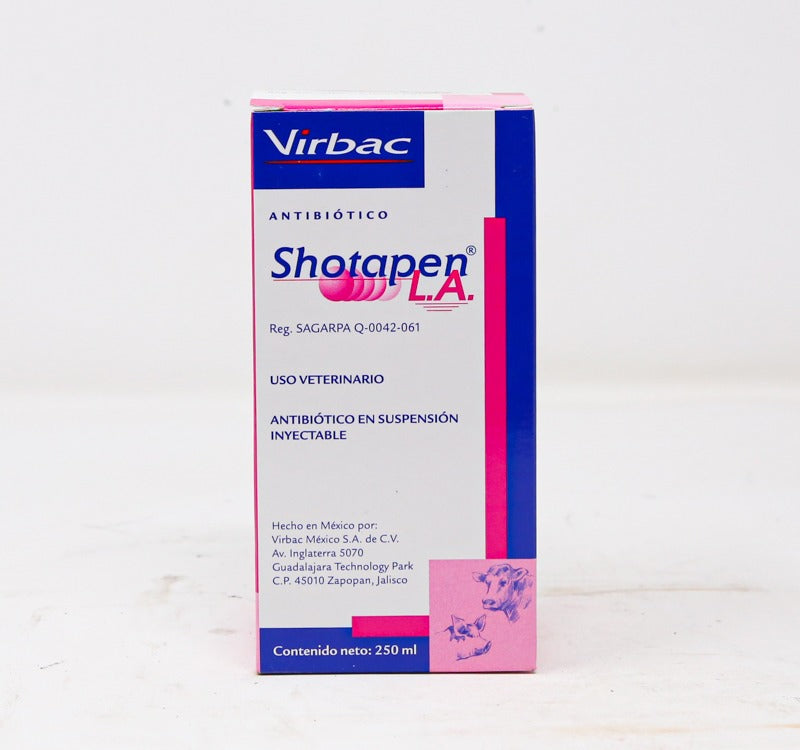 Shotapen L.a. 250 Ml Inyectable Virbac