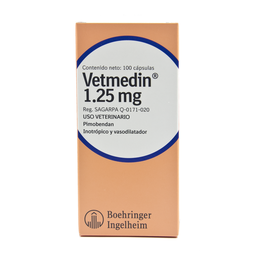 Boheringer Vetmedin Pimobendan 100 Cápsulas Perros