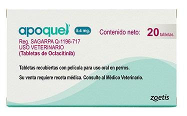 Zoetis Apoquel 5.4 mg Comprimidos Oclacitinib Perros