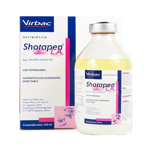 Shotapen L.a. 250 Ml Inyectable Virbac