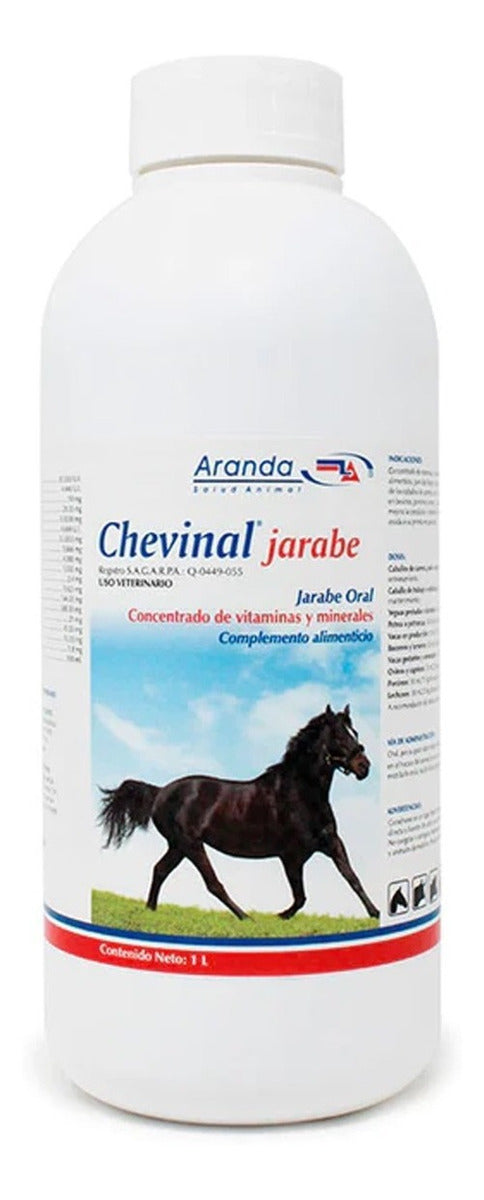 Chevinal Jarabe 1 Litro Aranda Complemento Alimenticio Dulce