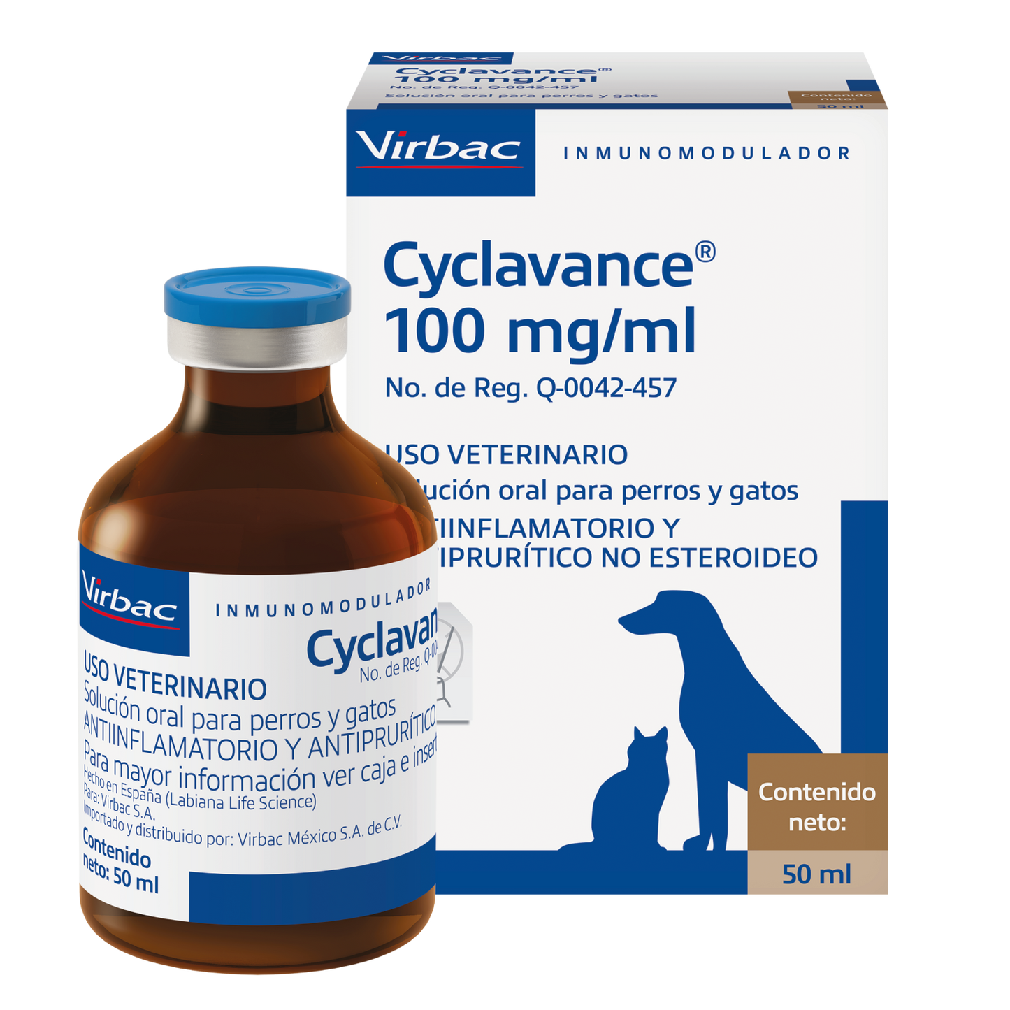 Cyclavance Antinflamatorio y Antiprurítico no esteroideo para Perros y Gatos para el tratamiento de dermatopatías alérgicas