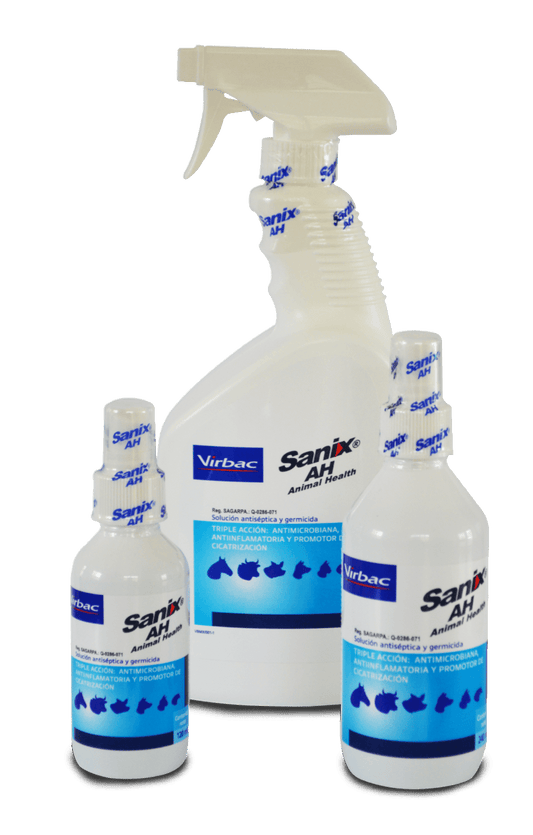 Sanix AH Solución Antiséptica y Germicida de amplio espectro para animales