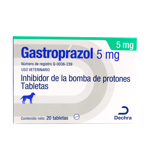 Gastroprazol 5 mg Caja con 20 Tabletas